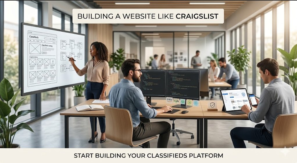 The Definitive Guide to Building a Classifieds Website Like Craigslist: Strategy, Tech Stack, and Cost