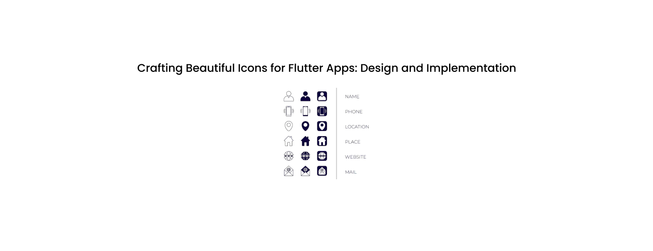 Crafting Beautiful Icons for Flutter Apps: A Strategic Guide to Design, Implementation, and Performance