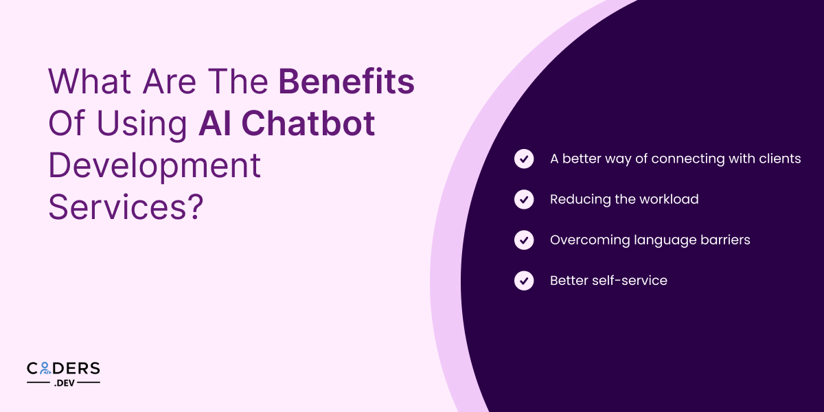 What are the benefits of using AI chatbot development services?