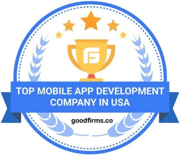 awarded for Top Mobile App Development Company in USA by GoodFirms